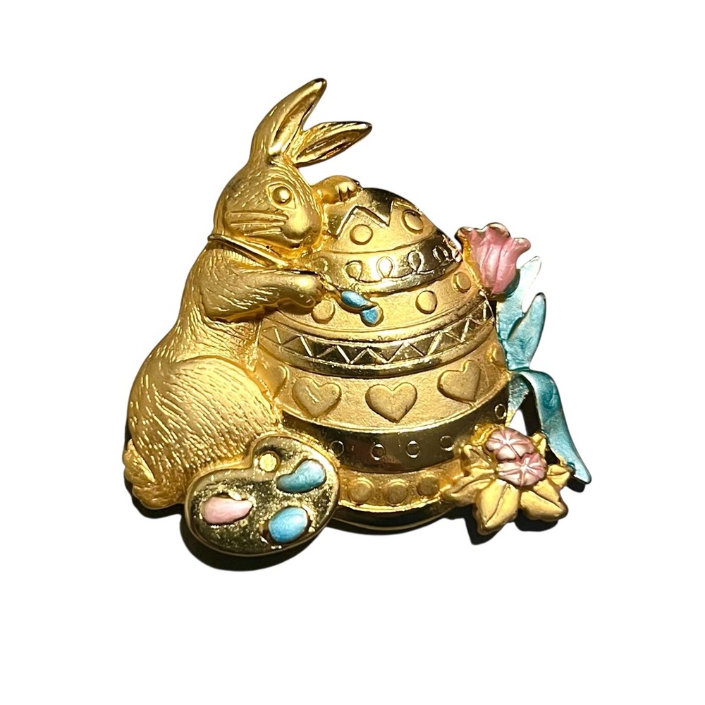 Jonette Jewelry Co. (JJ) Rabbit Brooch